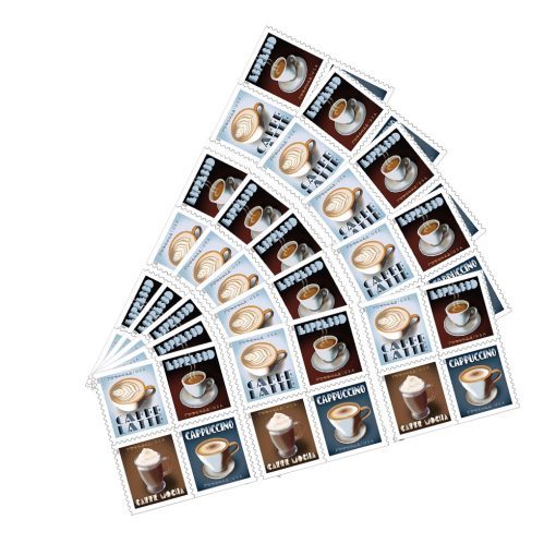 2021 Espresso Drinks Coffee Forever stamps - Forever Stamps