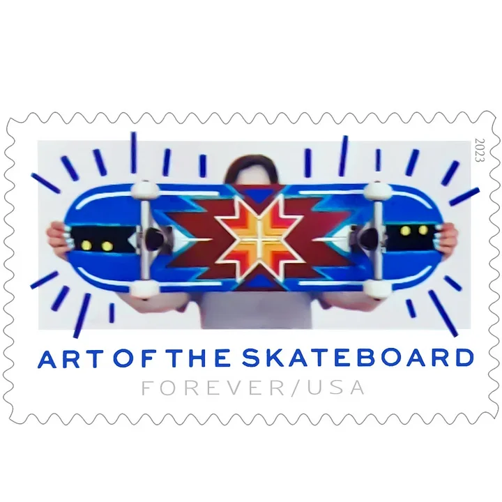2023 Art of the Skateboard Stamps - Forever Stamps