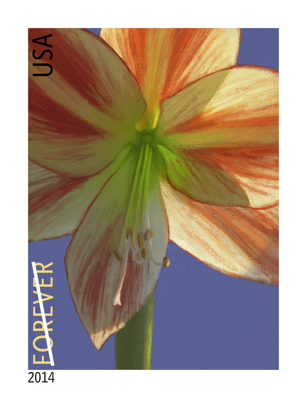2014 Winter Flowers Stamps - Forever Stamps