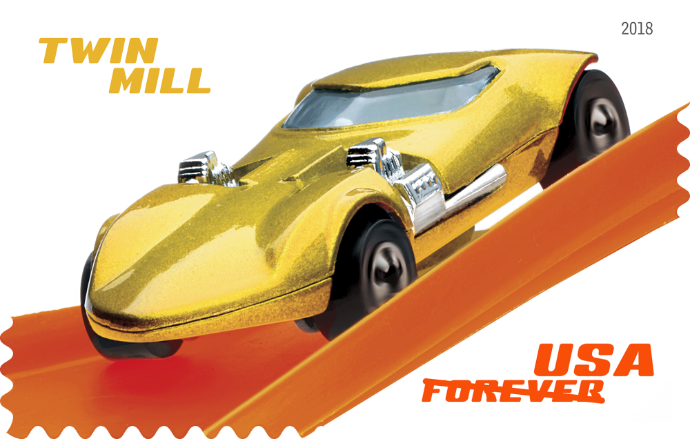 2018 Hot Wheels Stamps - Forever Stamps