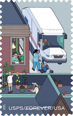 2025. 250 Years of Delivering Stamps 100 pcs - Forever Stamps