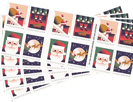 2021 A Visit from St Nick Christmas stamps - Forever Stamps