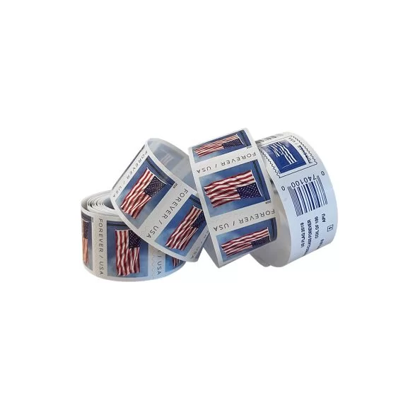 2019 U.S. Flag Forever Stamps 10 Rolls - Forever Stamps