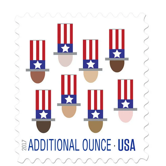 2017 Uncle Sam's Hat Additional Stamps - Forever Stamps