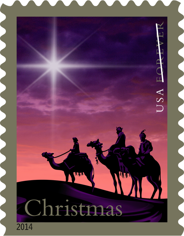 2014 Christmas Magi Stamps - Forever Stamps